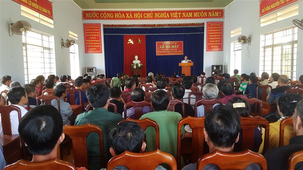 Xây dựng mô hình điểm “3 an toàn về an ninh trật tự trong vùng giáo”